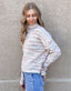 Space Dye Stripe High Neck Sweater - Multi