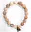 Into The Sunset Faceted Sunstone Gold Spacers