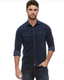 Colemont LS Stretch Corduroy Shirt - Navy