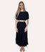 Tiered Banding Skirt - Black