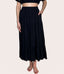 Tiered Banding Skirt - Black