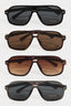 Plastic Aviator Frame Sunglasses