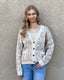 Leopard Cardigan With Pockets - Taupe
