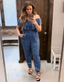 Off Shoulder Short Sleeve Leopard Jumpsuit