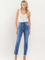 Odette High Rise Ankle Slim Straight Jeans