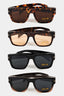 Acetate Square Frame Sunglasses