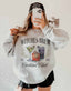 Witches Brew Oversized Sweatshirt - Ash