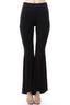 Fallon Fit and Flare Pant With Slit - Black