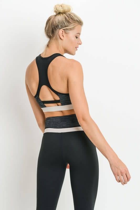 Colorblock Melange Sports Bra