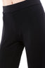 Fallon Fit and Flare Pant With Slit - Black