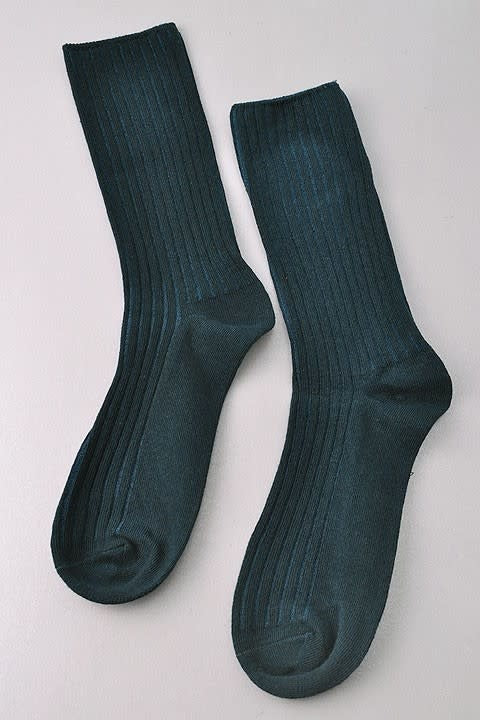 Ribbed Knit Socks