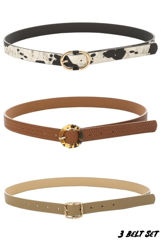 Faux Leather Belts