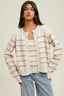 Striped Cami and Cardigan Set