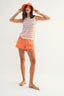 Multi-Striped Sweater Knit Tank - Sky Multi