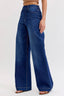 Renae High Rise Pull-On Wide Leg Denim