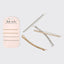 Metal Rhinestone Extra Long Bobby Pins 4pc Set