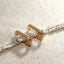 Micro Cz Rectangle Clicker Earrings