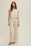 Relaxed Crop Tank - Natural