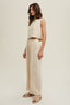 Relaxed Crop Tank - Natural