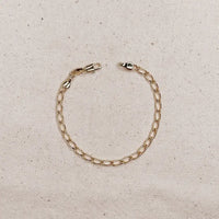 18k Gold Filled Slight Twist Link Bracelet