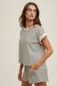 Striped Top - Ivory/Black