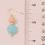Faceted Gemstone Dangle Drop Earrings: MI