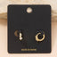 Cz Mini Huggie Hoop Earrings: G