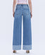 Mia High Rise Cuffed Wide Jeans