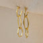 18k Gold Filled Geometric Dangle Earrings