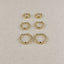 18k Gold Filled 2mm Cuban Chain Clicker Hoop Earrings