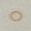 18k Gold Filled Flat Beaded Band Ring