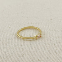 18kGold Filled Birthstone Rings