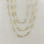 18k Gold Filled Paperclip & Straw Chain
