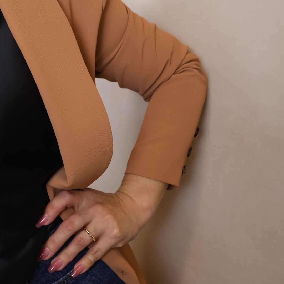 18k Gold Filled 2mm Beaded Band Ring