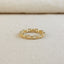18k Gold Filled Double Link Chain Band Ring