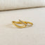18k Gold Filled Stackable Wave Ring