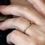 18k Gold Filled Slim Flat Top Band Ring