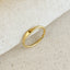 18k Gold Filled Slim Flat Top Band Ring