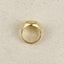 18k Gold Filled Lady Of Grace CZ Signet Ring