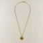 18k Gold Filled Cross Plate Charm Necklace