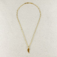 18k Gold Filled Angel Wing Necklace