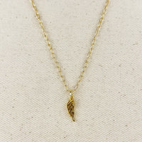 18k Gold Filled Angel Wing Necklace