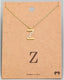 Rhinestone Intial Necklace