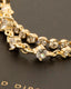 Round Cz Gems And Chain Layered Necklace