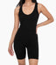 Ribbed Seamless Shortsie Romper - Black
