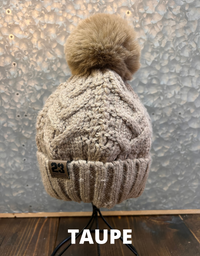 23 Gratitude Pom Pom Beanie