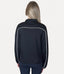 Contrast Stripe Scuba Pullover - Black/Natural
