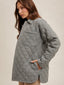 Quilted Motif Jacket - Winter Spruce
