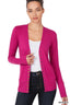 Snap Cardigan Full Sleeve - Magenta