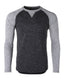 Baseball Retro Raglan - Heather/Black
